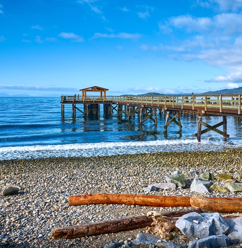 Davis Bay Pier, Sechelt, Sunshine Coast, British Columbia